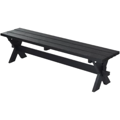 Plus Nostalgi Plankebænk 177 Cm Sort
