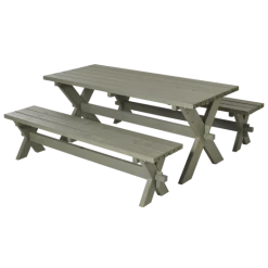 Plus Nostalgi Plankesæt 177 Cm Gråbrun