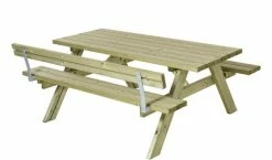 Plus Bord/bænkesæt Med 1 Ryglæn 177 Cm Trykimp