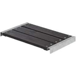 Plus Cubic Bænk Inkl. Beslag Sort 60 Cm