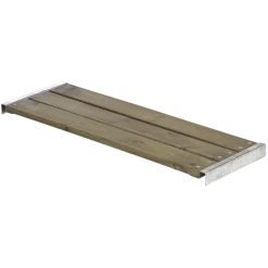 Plus Cubic/Pipe Bænk L:120cm Inkl. Beslag - Grundmalet Gråbrun.