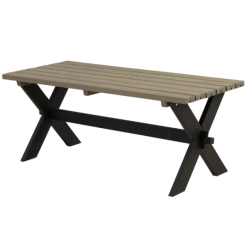 Plus Nostalgi Plankebord 177 Cm Sort/gråbrun