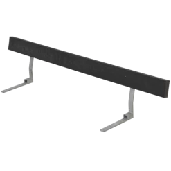 Plus Ryglæn Til Bord/bænkesæt 177 Cm Replast Sort