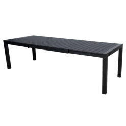 Calvi Havebord Sort, 205 X 100 Cm