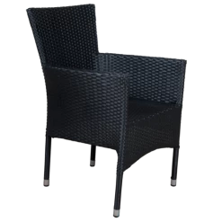 Schou Alba Havestol Sort