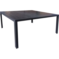 Munkebo Havebord Sort, 150 X 150 Cm