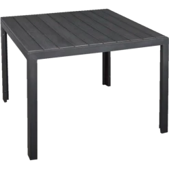 Bork Havebord Sort, 100 X 100 Cm