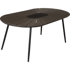 Tibberup Havebord Cappuccino, 195 X 103 Cm