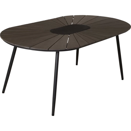 Tibberup Havebord Cappuccino, 195 X 103 Cm