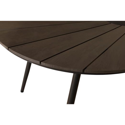 Tibberup Havebord Cappuccino, 195 X 103 Cm - Billede 6