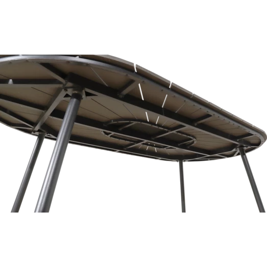 Tibberup Havebord Cappuccino, 195 X 103 Cm - Billede 7