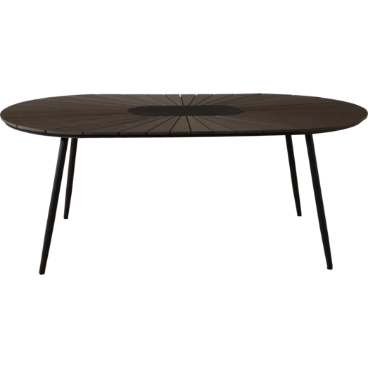 Tibberup Havebord Cappuccino, 195 X 103 Cm - Billede 2