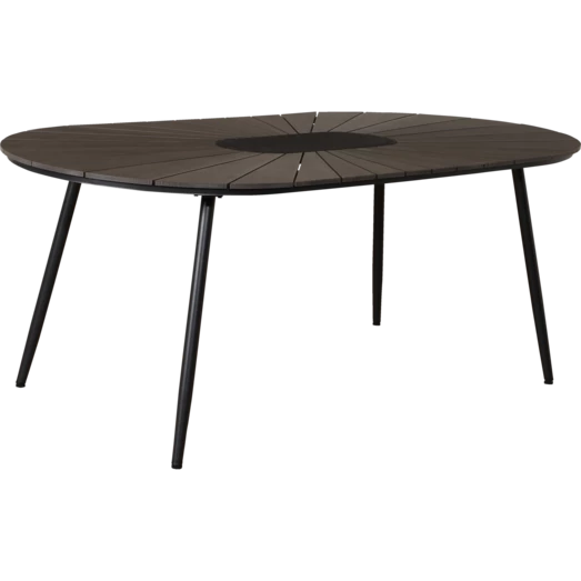 Tibberup Havebord Cappuccino, 195 X 103 Cm - Billede 3