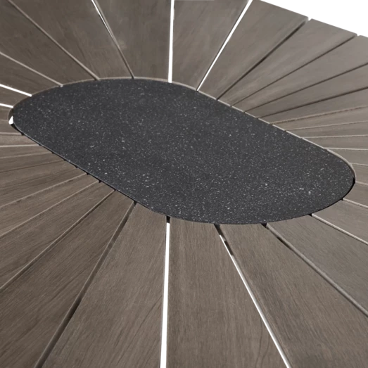 Tibberup Havebord Cappuccino, 195 X 103 Cm - Billede 4