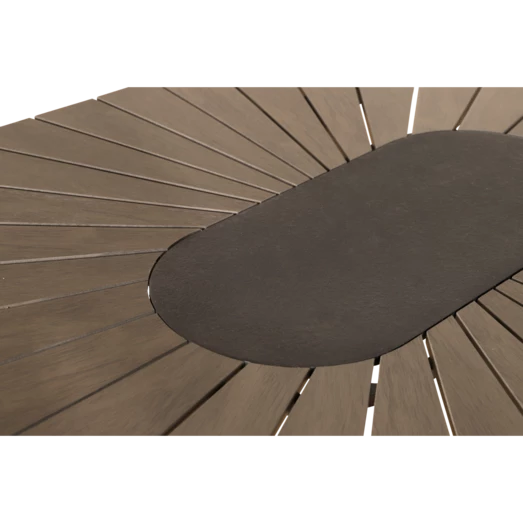 Tibberup Havebord Cappuccino, 195 X 103 Cm - Billede 5