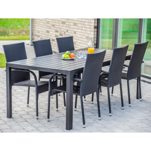 Egholm Havemøbelsæt Med 6 Dublin Havestole - Billede 3