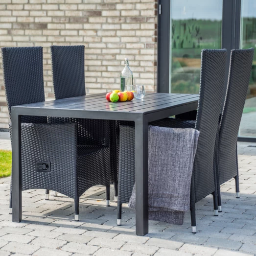 Sandro Havemøbelsæt Med 4 Samsø Havestole - Billede 4