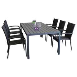 Egholm Havemøbelsæt Med 6 Galway Havestole