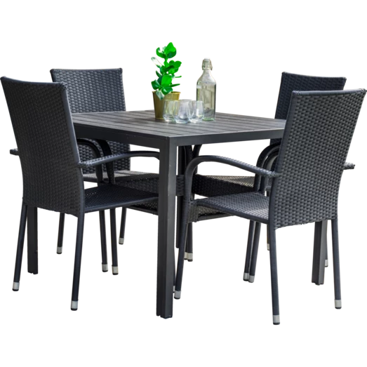 Bork Havemøbelsæt Med 4 Dublin Havestole - Billede 2