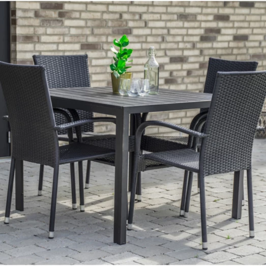 Bork Havemøbelsæt Med 4 Dublin Havestole - Billede 3