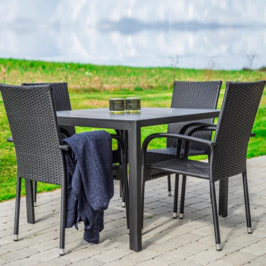 Bork Havemøbelsæt Med 4 Dublin Havestole - Billede 4