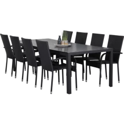 Anholt Havemøbelsæt Med 8 Dublin Havestole