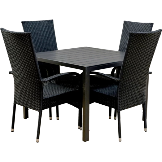 Bork Havemøbelsæt Med 4 Korfu Havestole