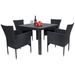 Bork Havemøbelsæt Med 4 Alba Havestole