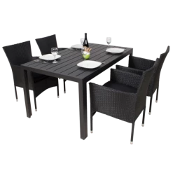 Sandro Havemøbelsæt Med 4 Alba Havestole