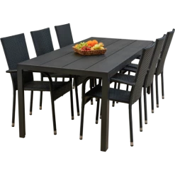 Guldborg Havemøbelsæt Med 6 Galway Havestole