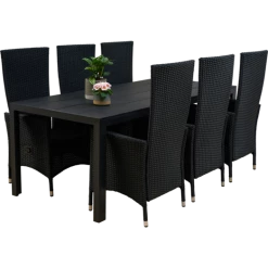 Guldborg Havemøbelsæt Med 6 Samsø Stole