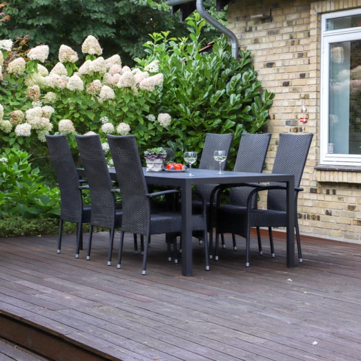Egholm Havemøbelsæt Med 6 Korfu Havestole - Billede 4