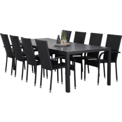 Anholt Havemøbelsæt Med 8 Galway Havestole