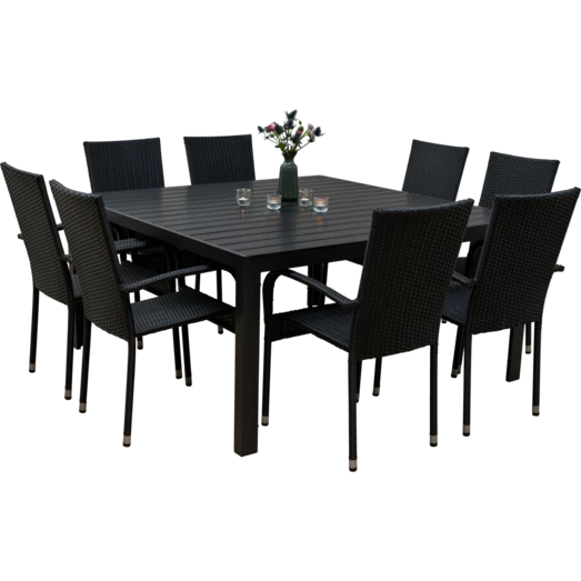 Munkebo Havemøbelsæt Med 8 Dublin Havestole