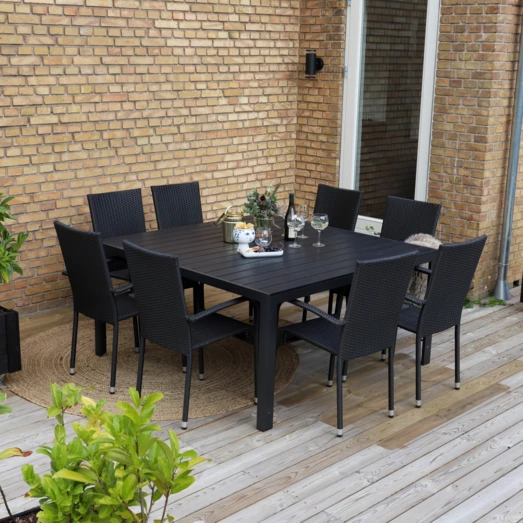 Munkebo Havemøbelsæt Med 8 Dublin Havestole - Billede 5