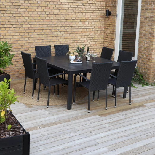 Munkebo Havemøbelsæt Med 8 Dublin Havestole - Billede 6