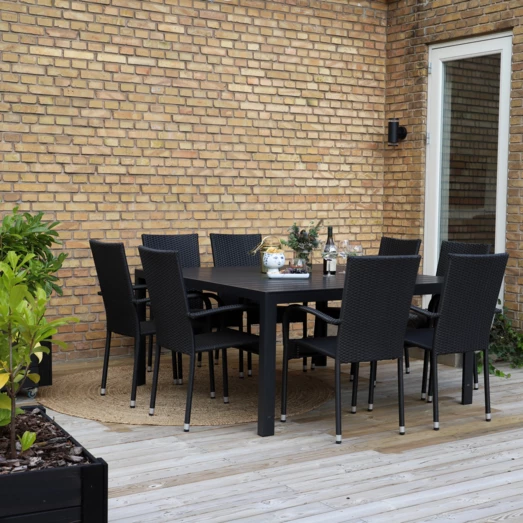 Munkebo Havemøbelsæt Med 8 Dublin Havestole - Billede 7