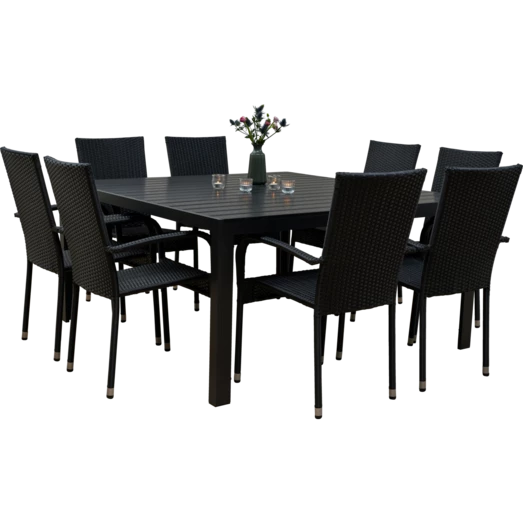 Munkebo Havemøbelsæt Med 8 Dublin Havestole - Billede 3