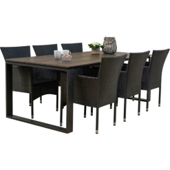 Tårup Havemøbelsæt Med 6 Alba Havestole