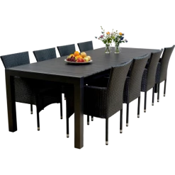 Calvi Havemøbelsæt Med 8 Bali Havestole