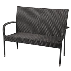 Dublin Havebænk Sort