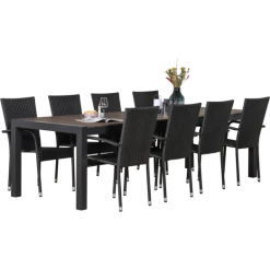 Tåsinge Havemøbelsæt Med 8 Dublin Stole