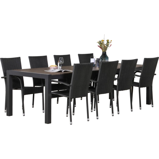 Tåsinge Havemøbelsæt Med 8 Dublin Stole