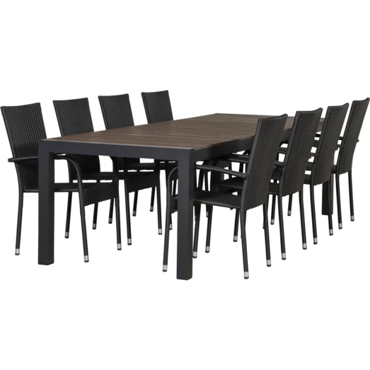 Tåsinge Havemøbelsæt Med 8 Dublin Stole - Billede 3