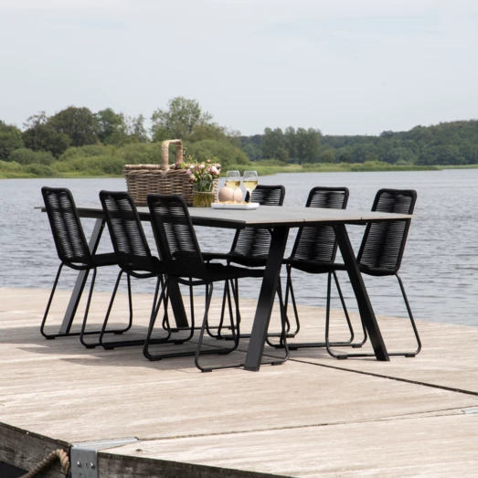 Nyby Havestol Sort - Billede 3