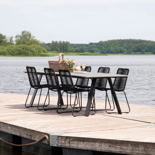 Nyby Havestol Sort - Billede 4