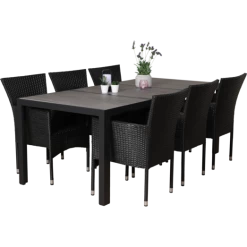 Liseleje Havemøbelsæt Med 6 Alba Havestole