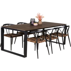 Tårup Havemøbelsæt Med 6 Byskov Havestole