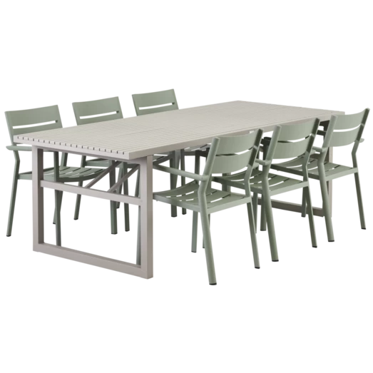 Brafab Vevi Loungebord 230x95x73 Cm Beige - Billede 6