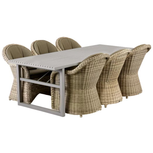 Brafab Vevi Loungebord 230x95x73 Cm Beige - Billede 3